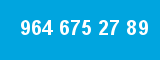 964 675 27 89 964 675 27 89